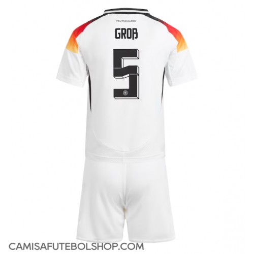 Camisa de time de futebol Alemanha Pascal Gross #5 Replicas 1º Equipamento Infantil Europeu 2024 Manga Curta (+ Calças curtas)